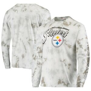 Pittsburgh Steelers Junk Food Tees Long Sleeve T Shirt Adult Large Tie Dye